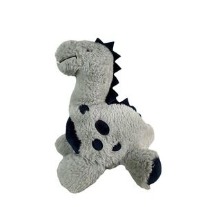 Lambs & Ivy Baby Dino Blue/Gray Plush Dinosaur Stuffed Animal Toy Plushie- Spike